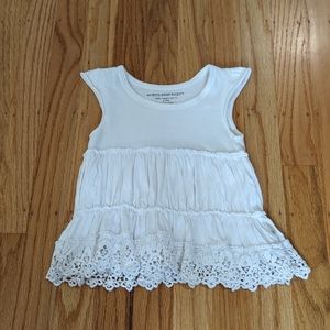 Burt's Bees Sleeveless Lace Ruffle Top